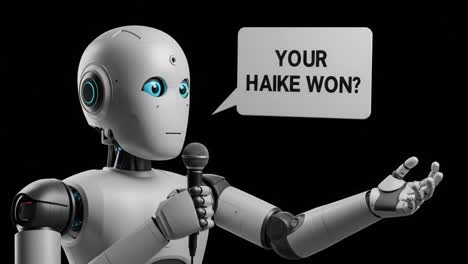 a robot engaging in conversation: exploring the intersection of artificial intelligence and human interaction with a friendly inquiry