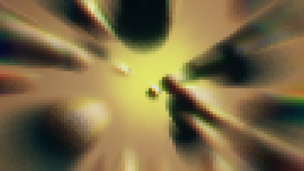 Abstract Pixelated Explosion