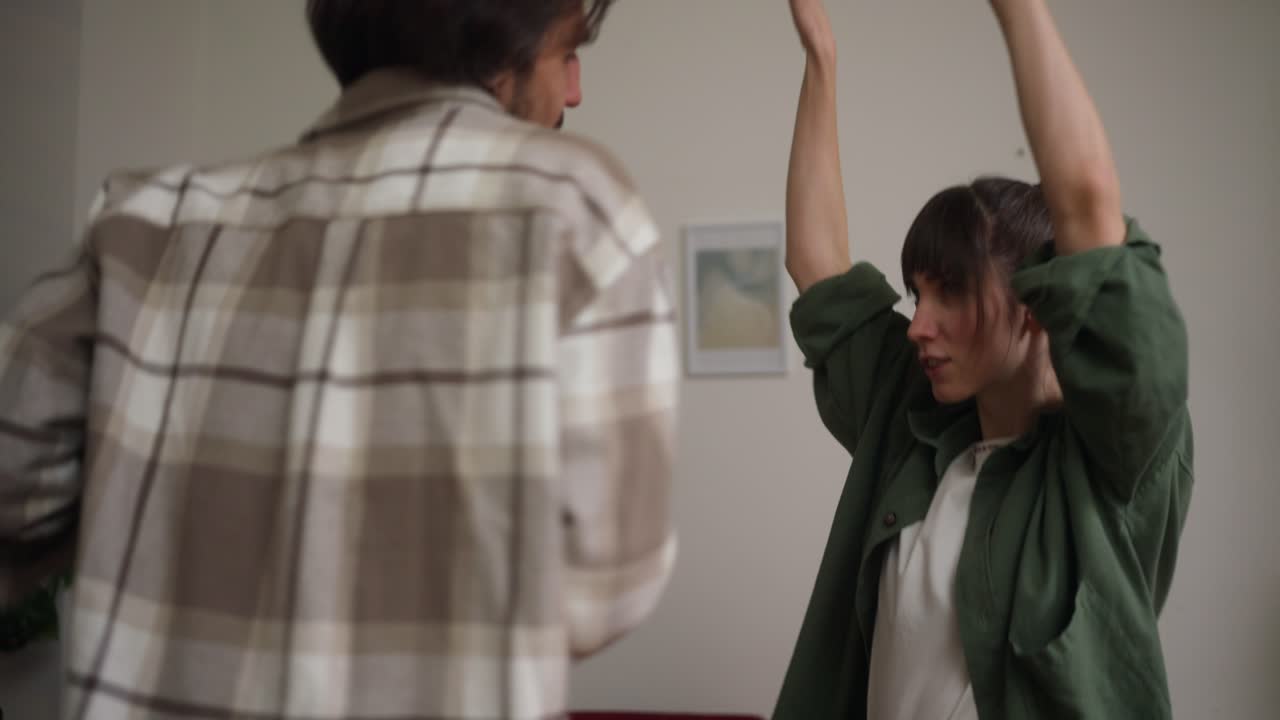 Couple Celebrating at Home