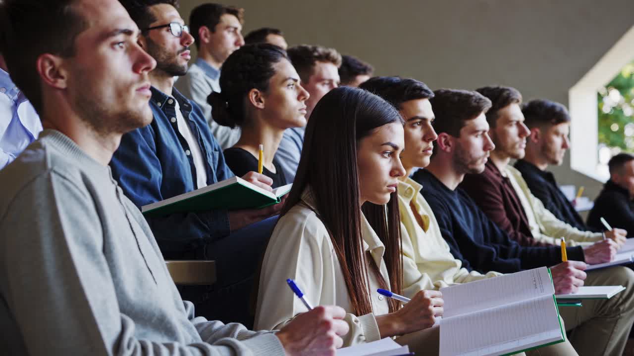 Students Attending a Lecture