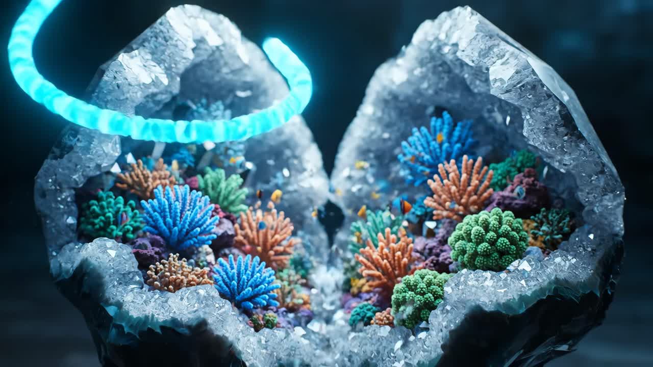 Crystals and Underwater Worlds