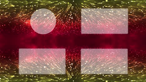 fantástico final de la luz tarjeta final de la pantalla gráficos de movimiento