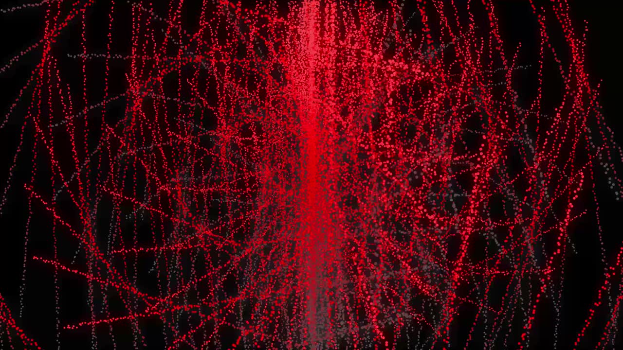 무지개 색상 변경 점 모양 패턴 애니메이션