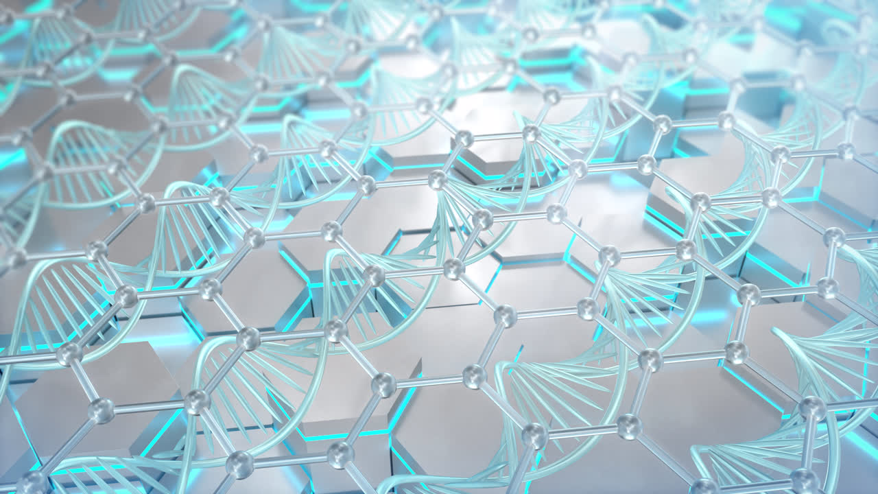 바이오테크 유전자 dna 그래핀 루프