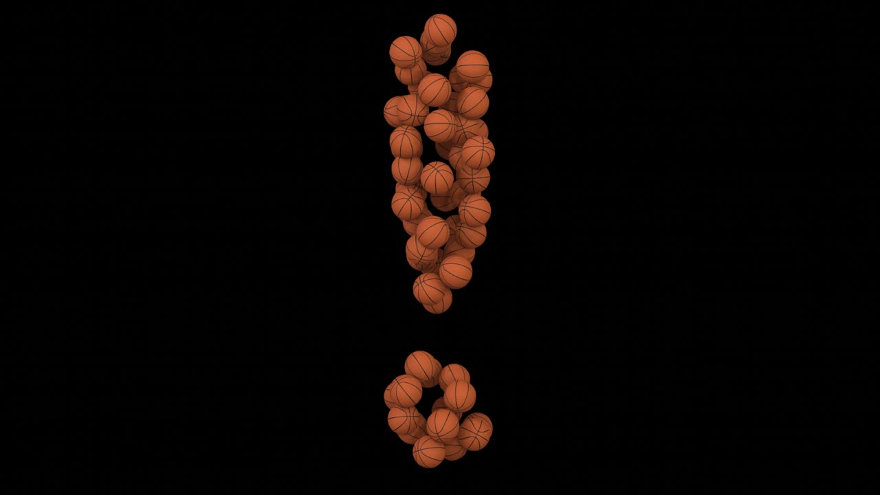 Basketball Looping Animation  Exclamation Point