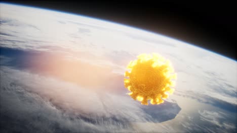 coronavirus covid-19 en la órbita de la tierra