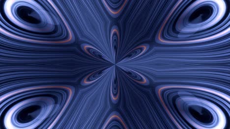 Abstract Blue Circular Pattern