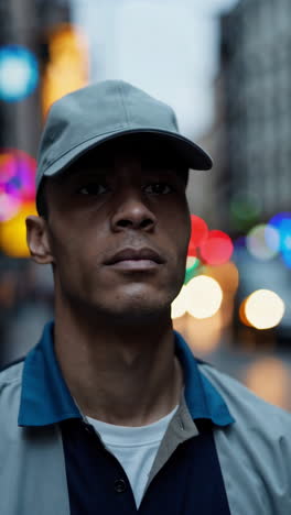 man in the city