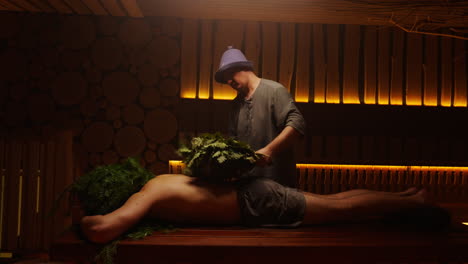 traditional sauna massage