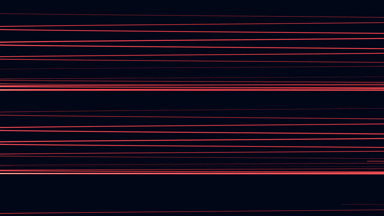 A striking red line contrasts against a black backdrop, creating a simple yet impactful visual statement