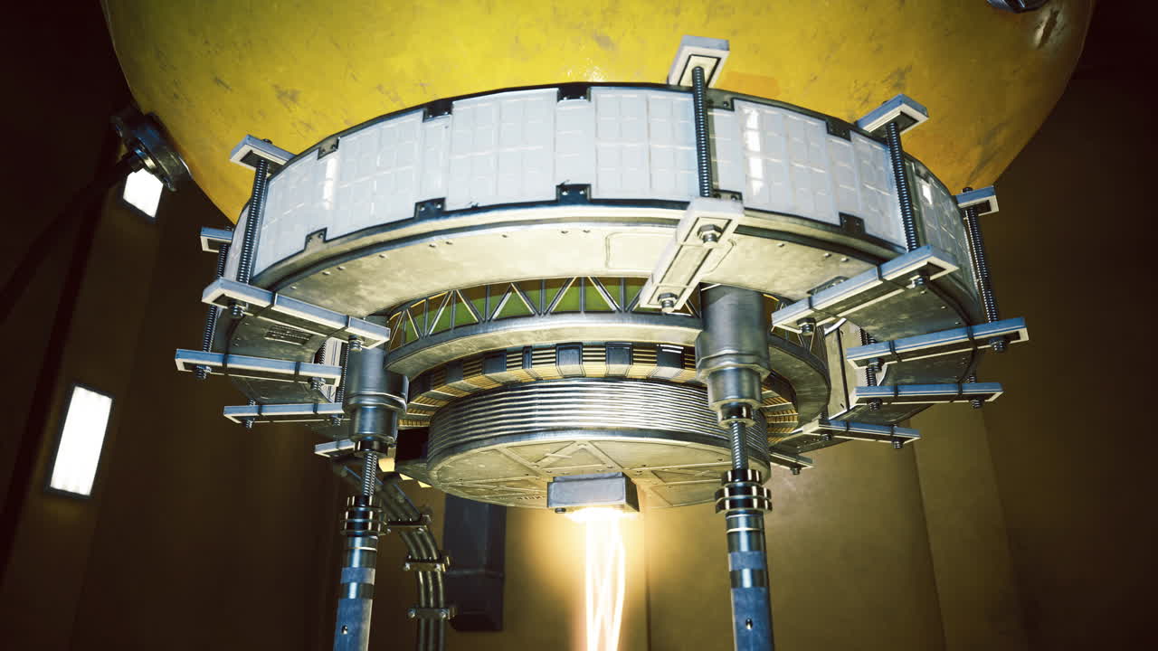 Advanced technology on display in a laboratory setting with intricate details