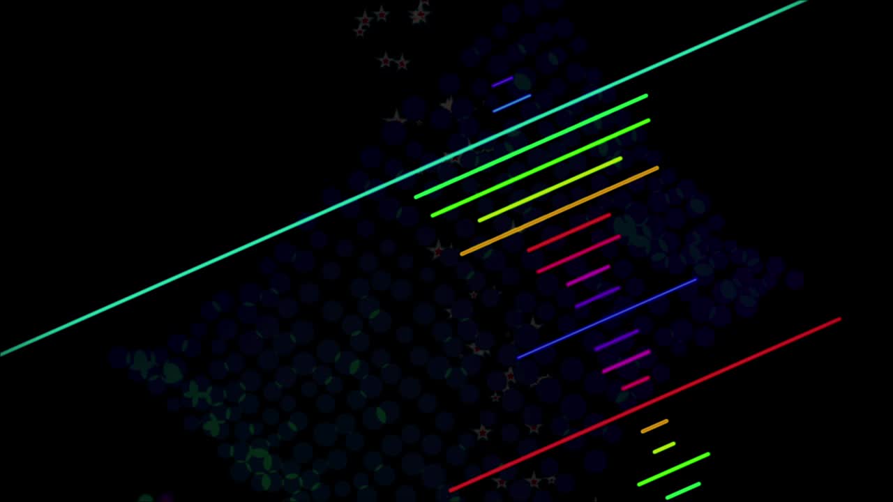 espectro de la música vintage vj bucle