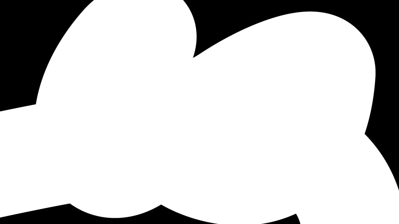 hermosos gradientes con tonos de rojo amarillo fluyen a lo largo de una línea o tubo elegantemente retorcido. hermoso fondo de diseño plano moderno, animación de bucle liso de gradiente líquido en 4k. luma mate como alfa