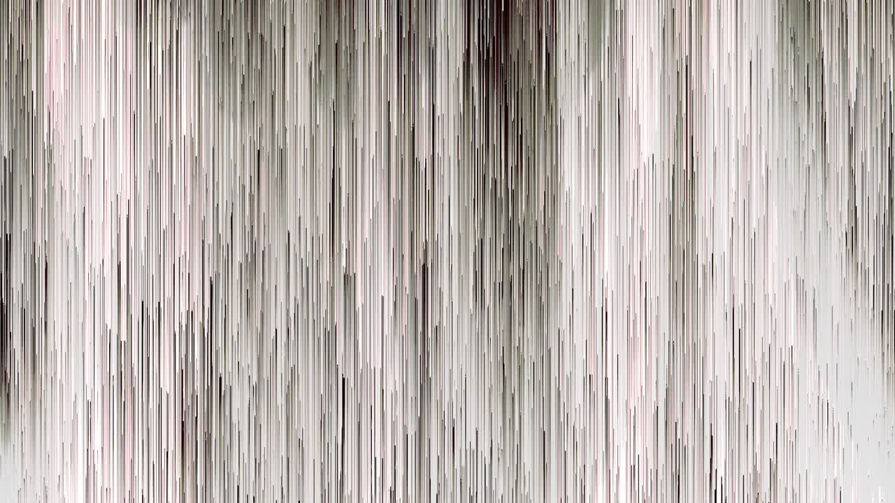 muchas capas de líneas estrechas con haces de luz móviles que crean un efecto ondulado, bucle sin costuras. movimiento. llamaradas de luz en cuerdas rectas estrechas