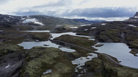 Norwegian Mountain Road and Lakes