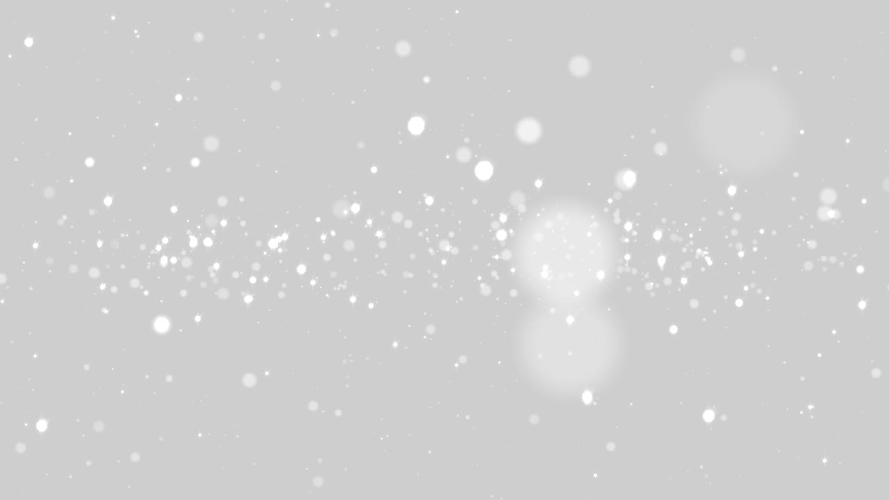 Dust in space glittering sparkling particles randomly spin in the air with bokeh holiday greeting
