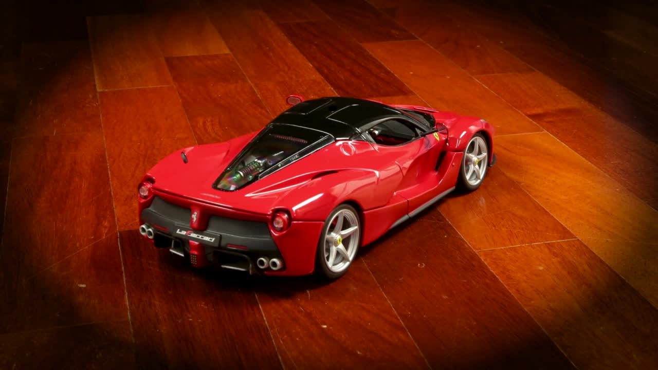 ferrari laferrari time lapse 360 gira 60 imágenes por segundo