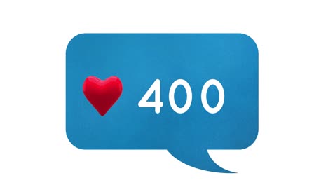 aumento del número de corazones 4k