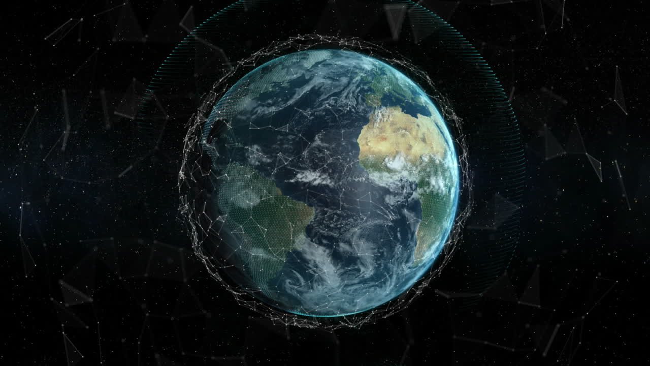 지구가 스스로 회전하는 것을 가게 볼 수 있습니다.