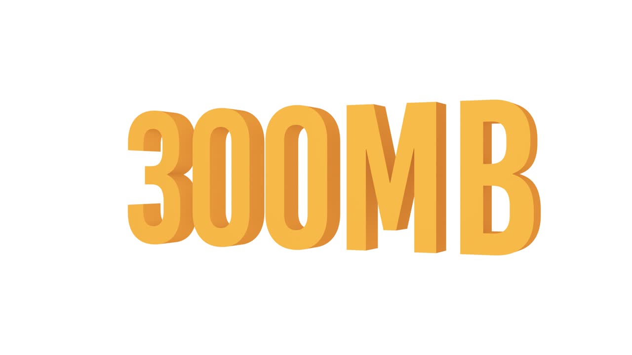 velocidad de internet 300 mb. color amarillo. canal alfa