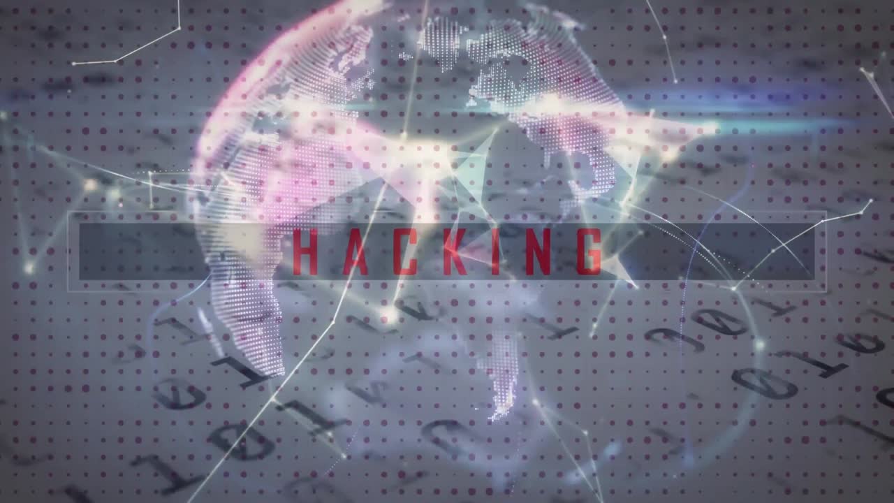 은 텍스트 해킹, 바이너리 코딩 및 데이터 처리의 애니메이션