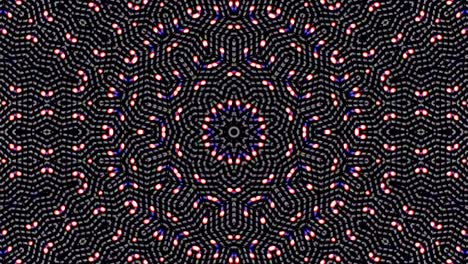 beautiful abstract kaleidoscope that shines, a radiant light that regulates the subtle movements