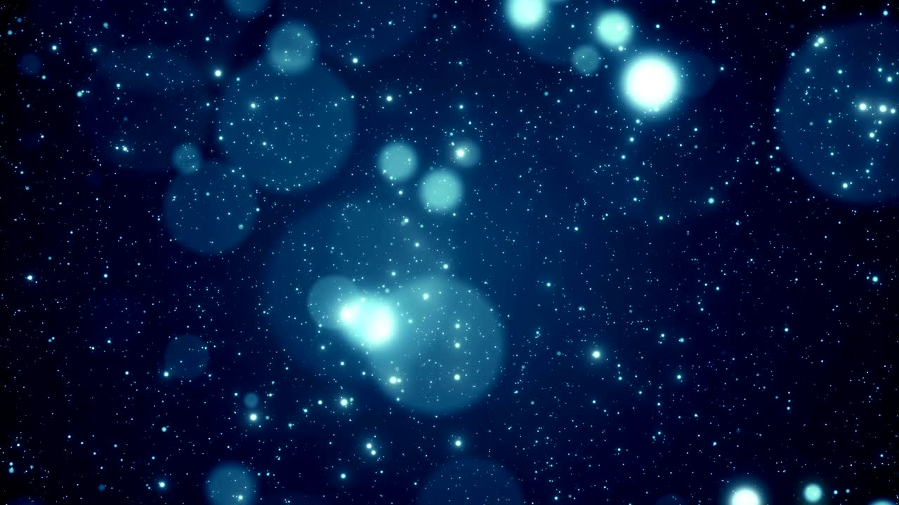 partículas de polvo abstracto luz bokeh títulos de movimiento bucle de fondo cinematográfico