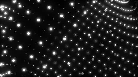 abstract glowing dots pattern