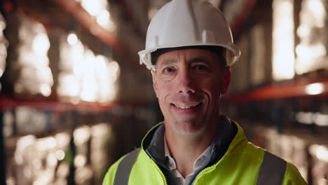warehouse worker portrait