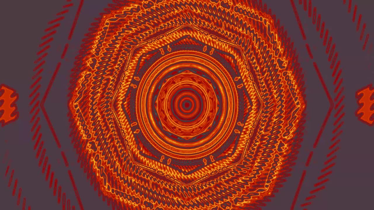 This video showcases a vibrant tunnel effect with swirling colors and patterns that seamlessly loop. The design draws viewers into a mesmerizing visual journey, perfect for screensavers