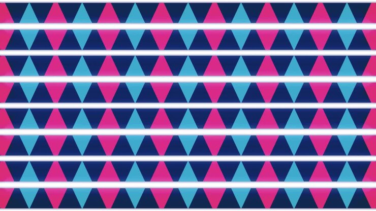 Sfondo animato astratto geometrico con effetti