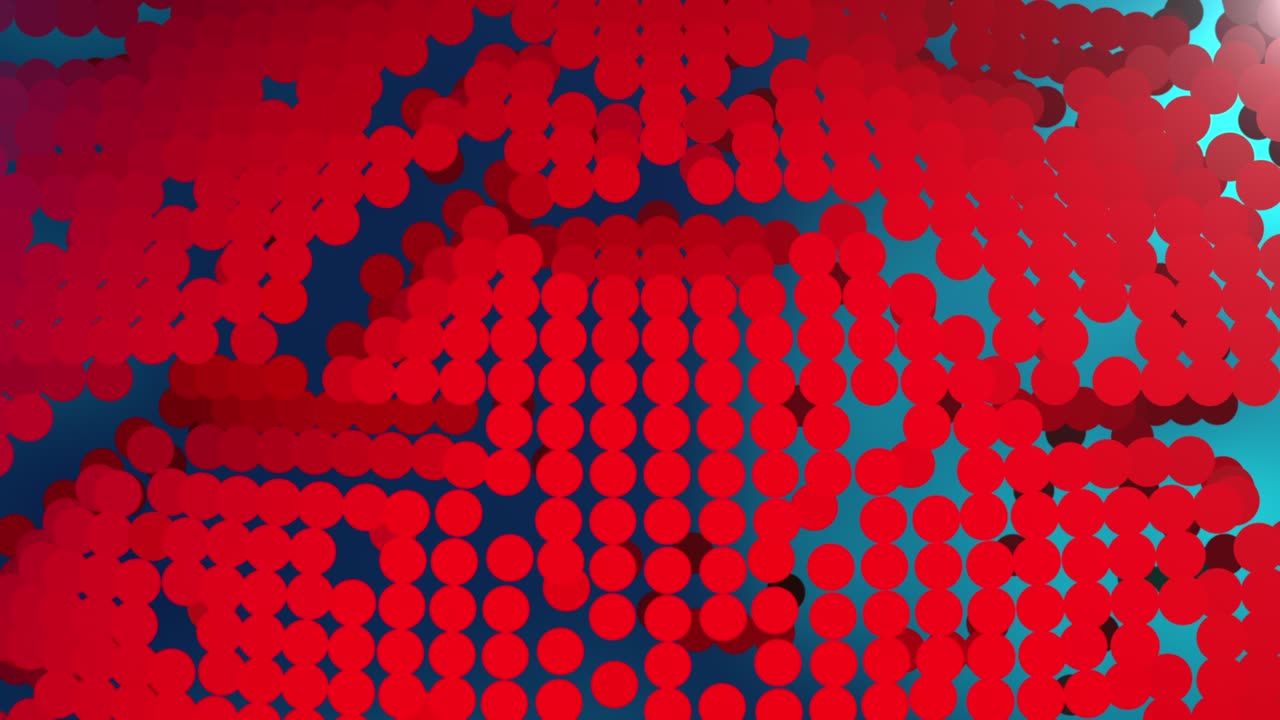 fondo multicolor animado de partículas redondas