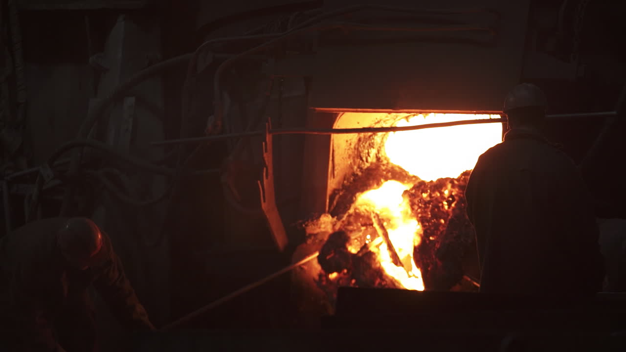 Metal Smelting in a Factory