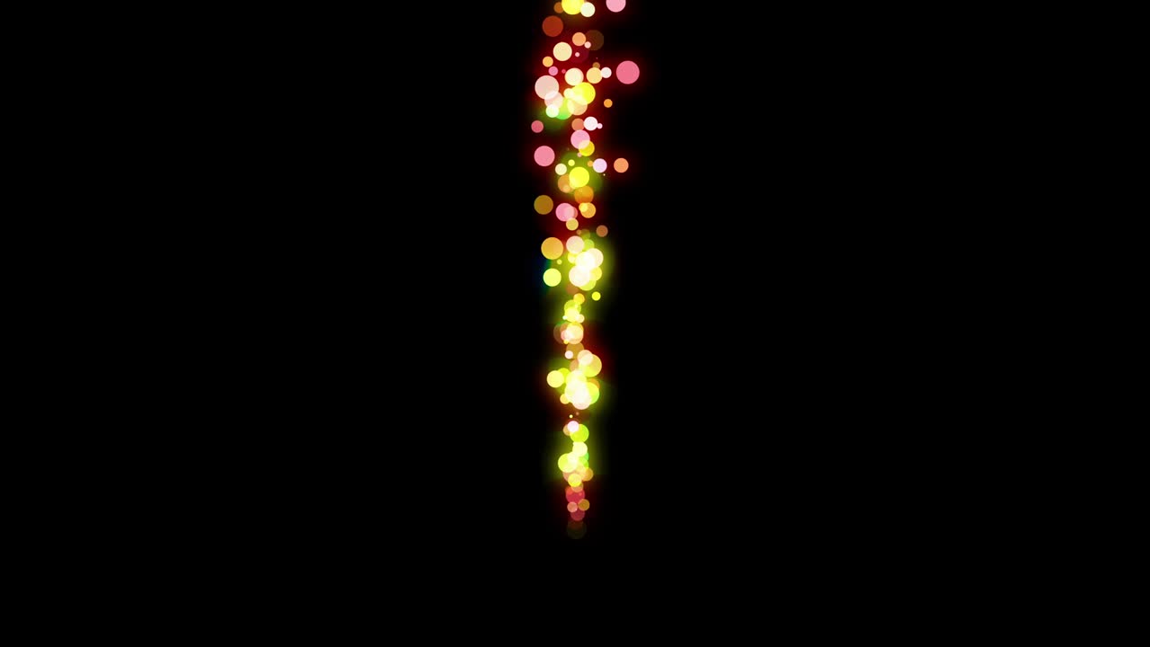 el material de video en el que entraron seis efectos cortos brillantes.