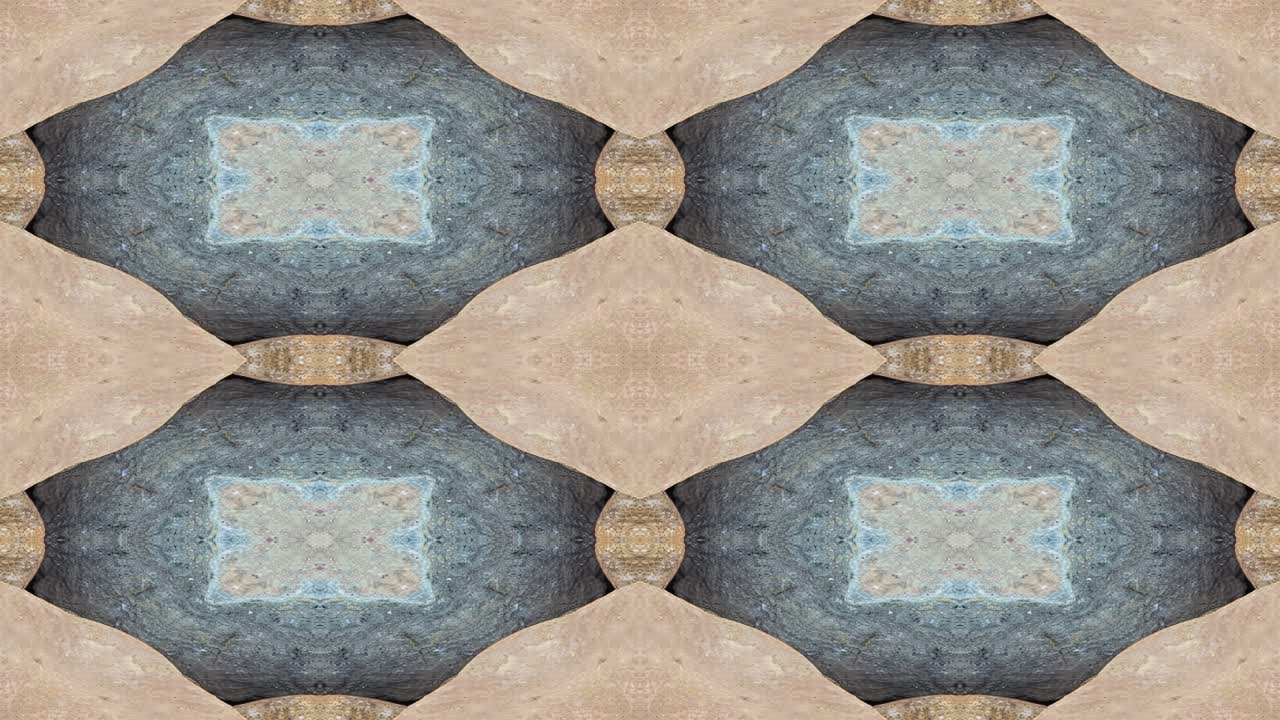 gráficos de fantasía en movimiento en un bucle sin costuras basado en material natural, piedras