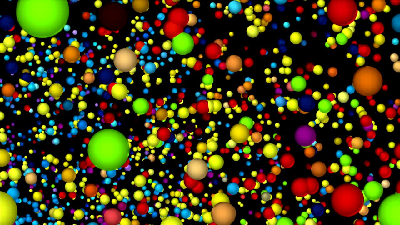 el vórtice de moléculas locas