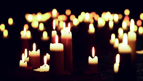 candles in the dark