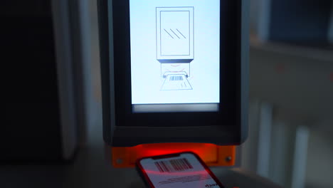 escáner de códigos de barras y terminal pos
