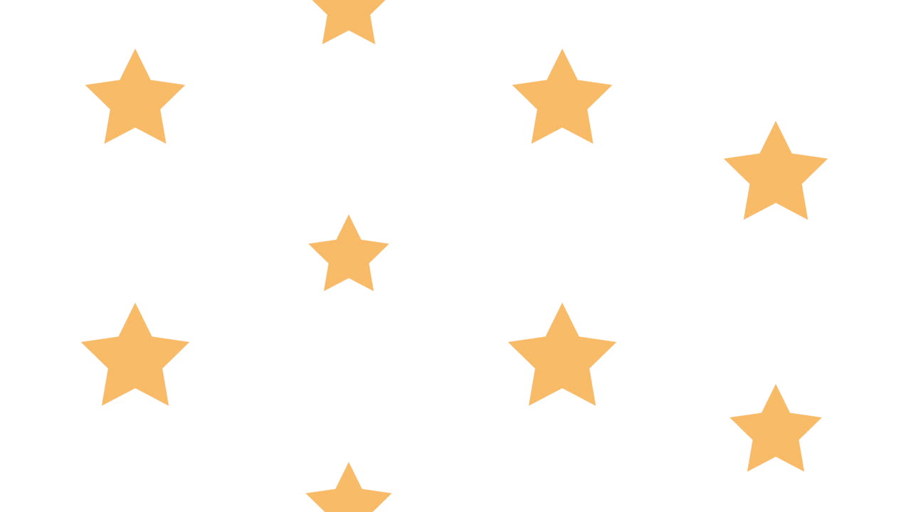 patrón de estrella naranja