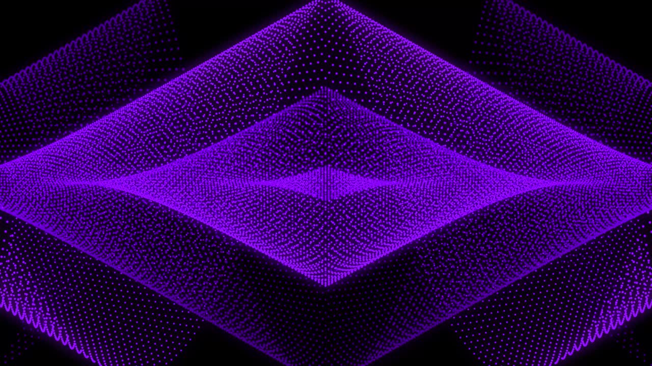 Purple color Dot Shape Pattern animation motion graphics