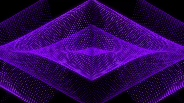 Purple color Dot Shape Pattern animation motion graphics