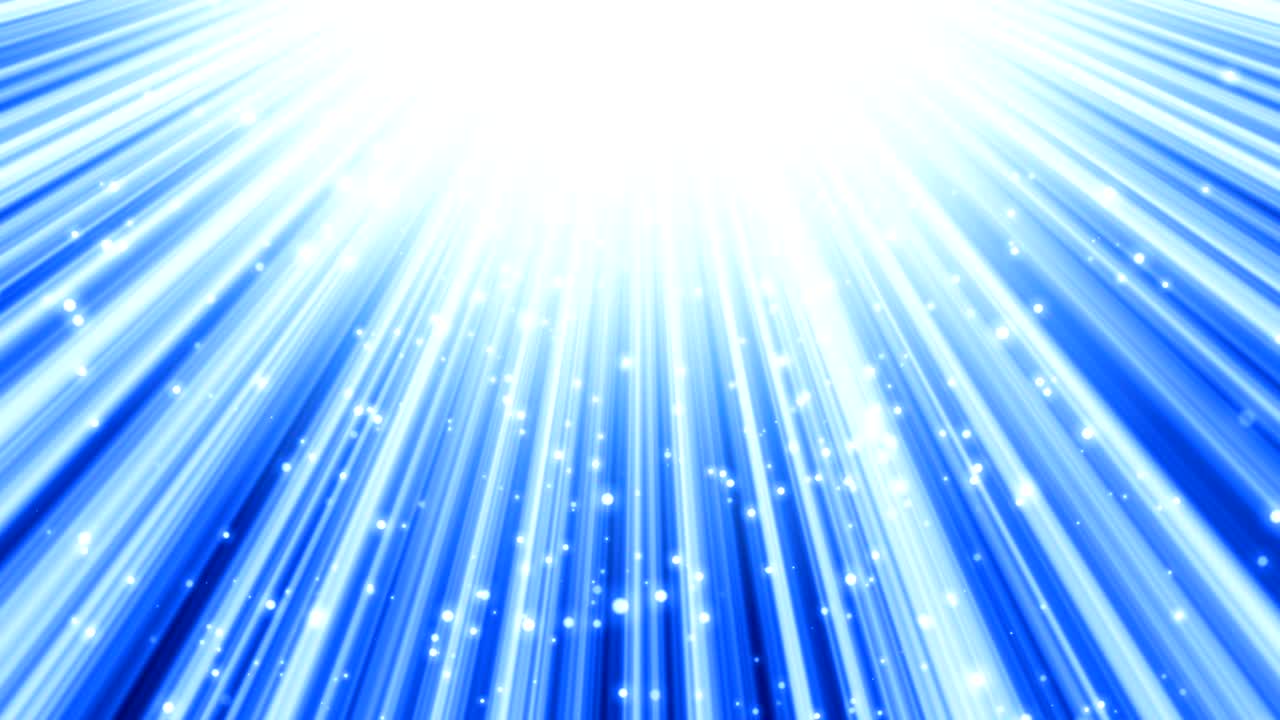 영광스러운 빛의 광선 파란색