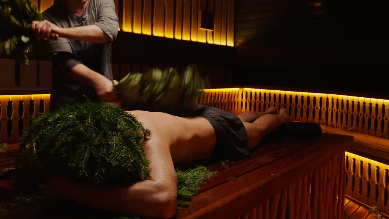 Traditional Sauna Herbal Treatment