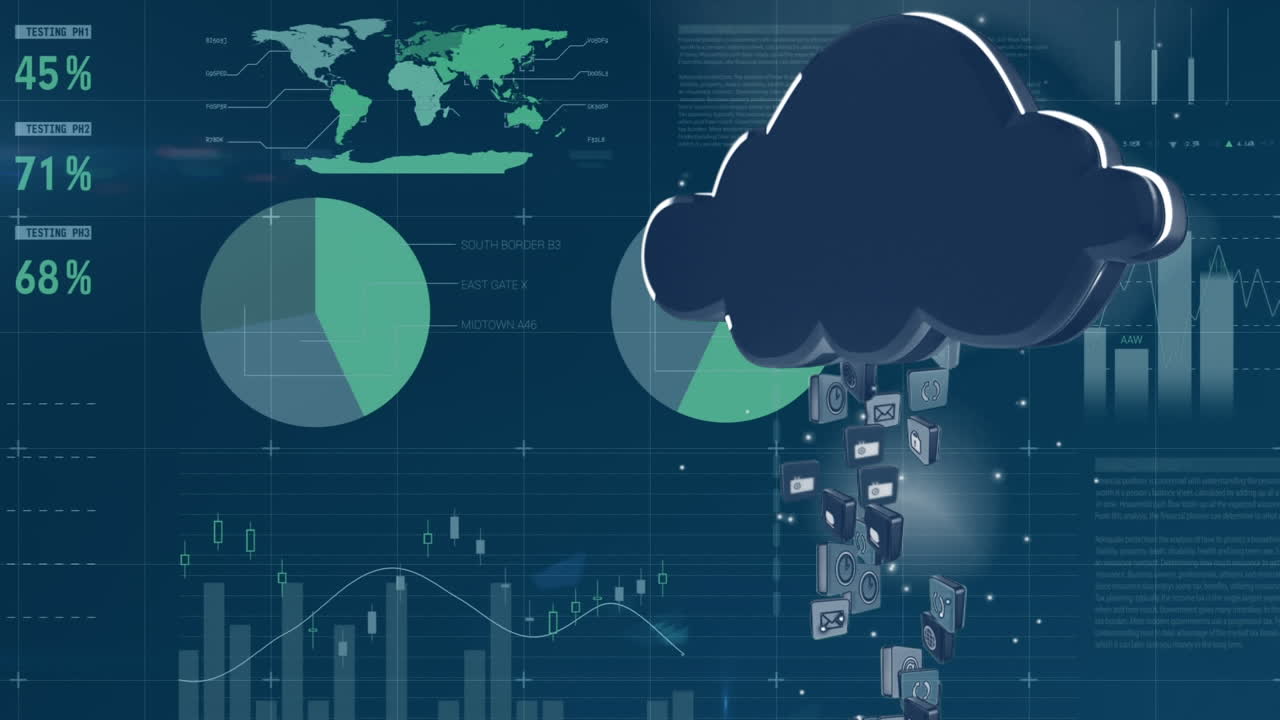 Cloud absorbing graphs and statistics
