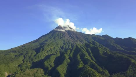 Merapi Mountain Volcano Drone Indonesia