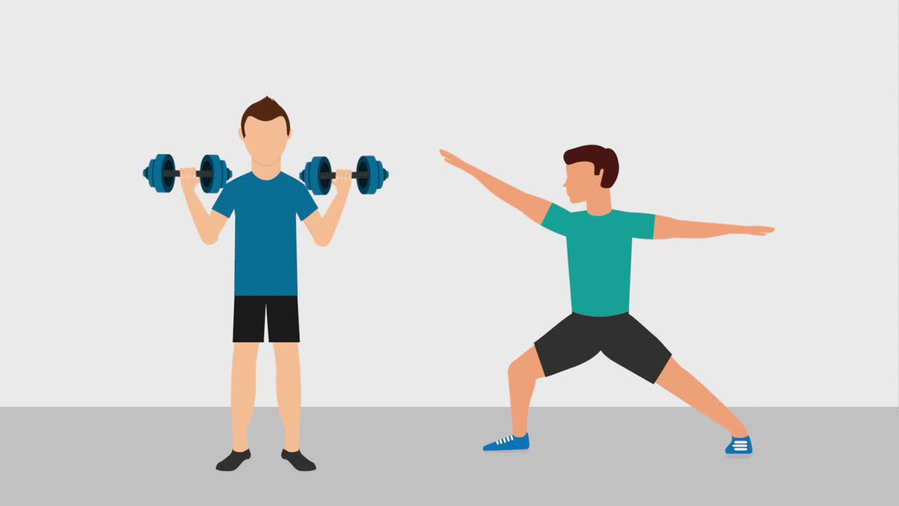 건강한 라이프 스타일 컨셉