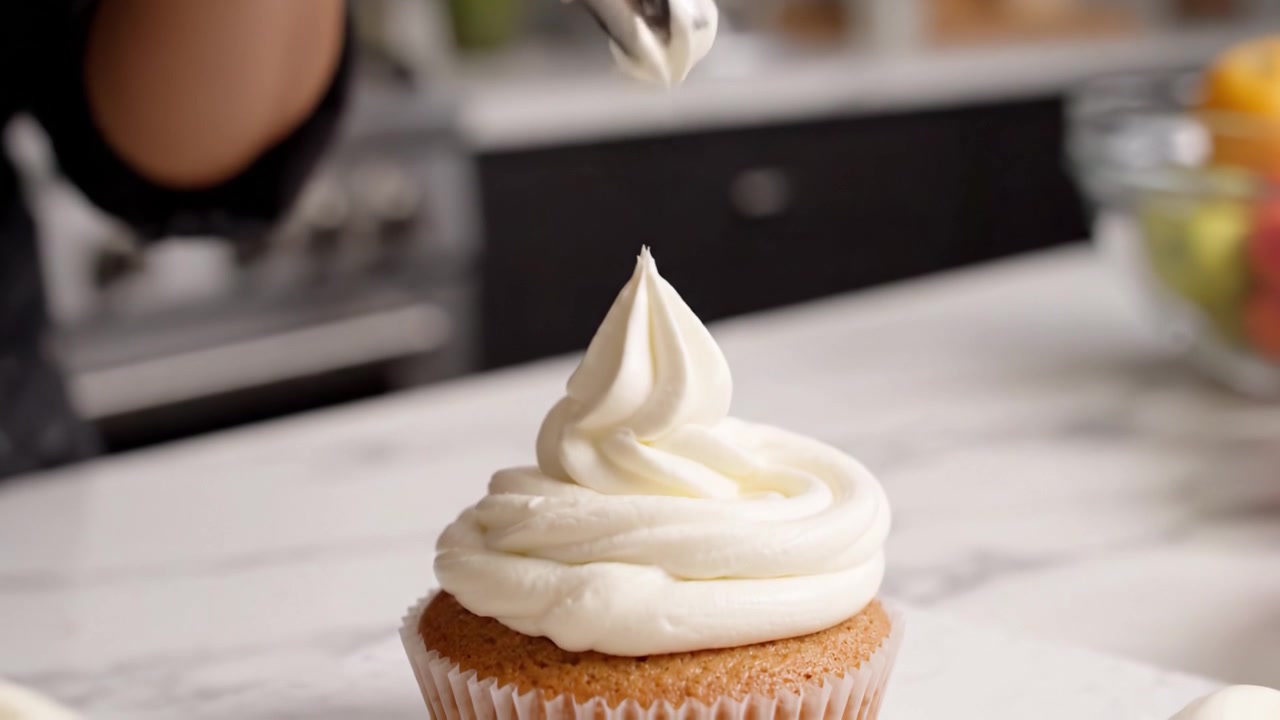 Decorare deliziosi cupcake: Una guida passo-passo per glassare con precisione magistrale e creare bellissime delizie fatte in casa.