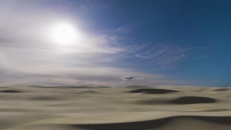 desert landscape under a sunny sky