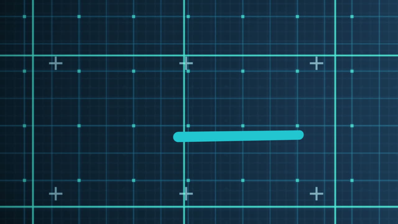 애플리케이션 아이콘과 사각형 패턴을 가진 스마트폰