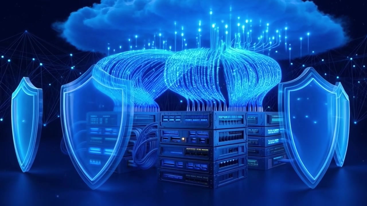 Digital Cloud Server Infrastructure with Data Security Shields